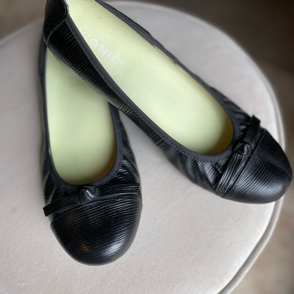 Vionic Amore Ballet Flats black, size 9.5 m